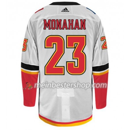 Calgary Flames SEAN MONAHAN 23 Adidas Weiß Trikot Authentic - Herren